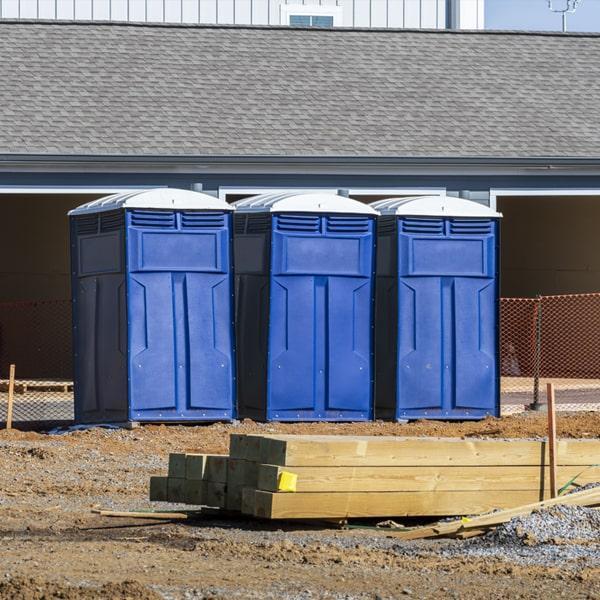 construction site portable toilets offers weekly cleaning and maintenance services for all of our porta potties on job sites